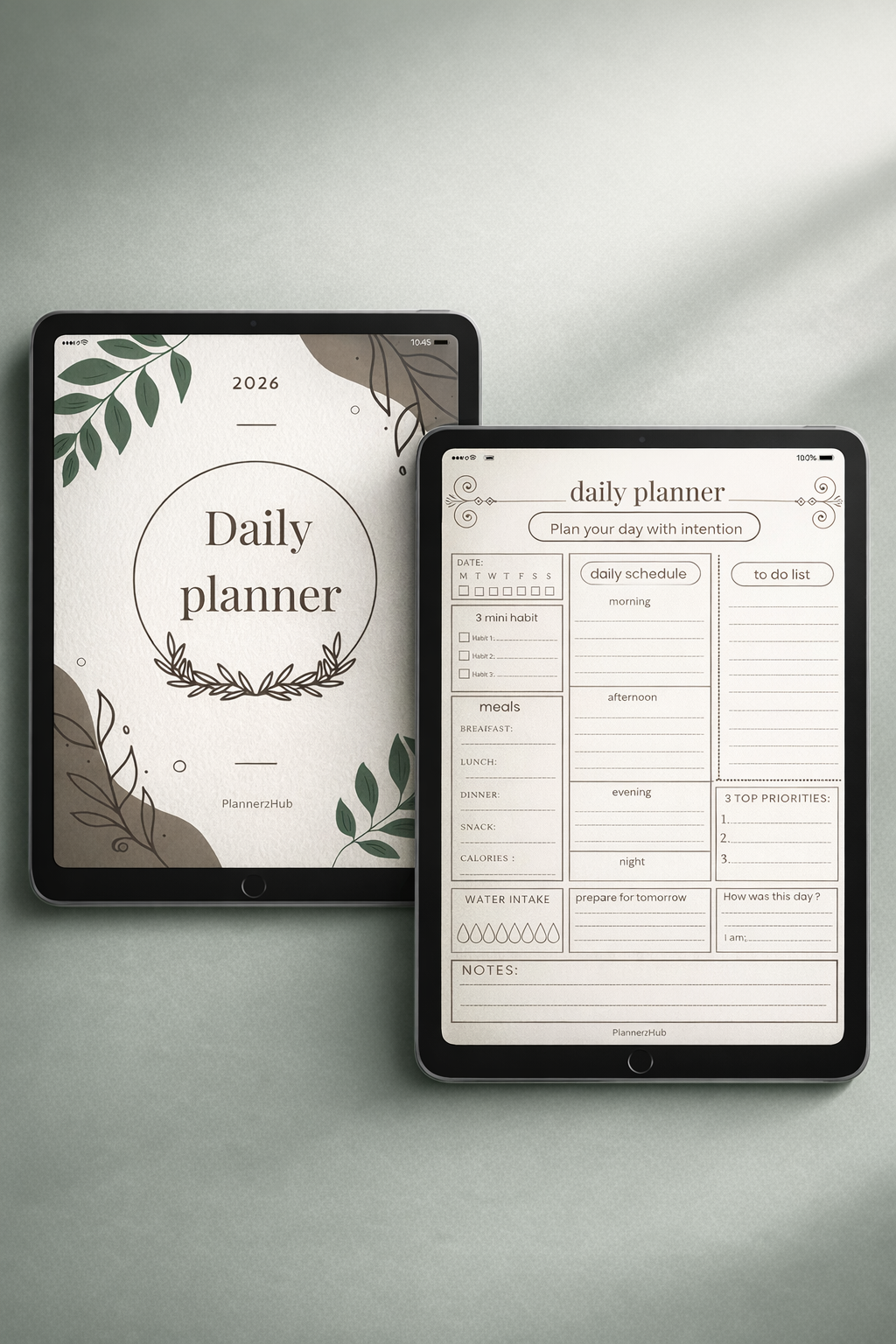 2026daily planner -Simple & Powerful Productivity System- PlannerzHub
