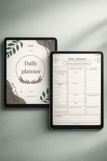 2026daily planner -Simple & Powerful Productivity System- PlannerzHub