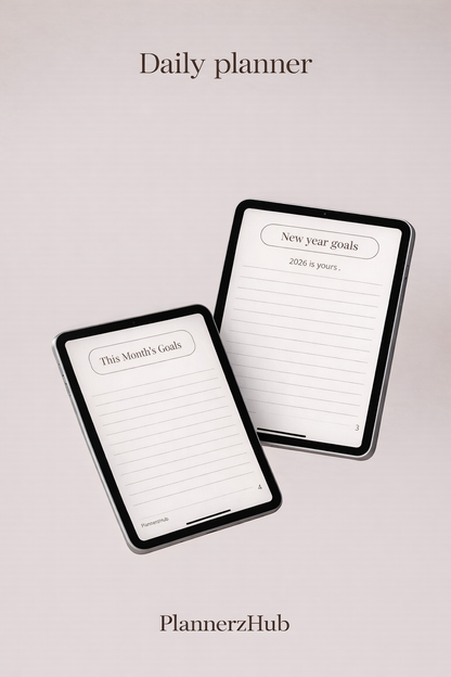 2026daily planner -Simple & Powerful Productivity System- PlannerzHub