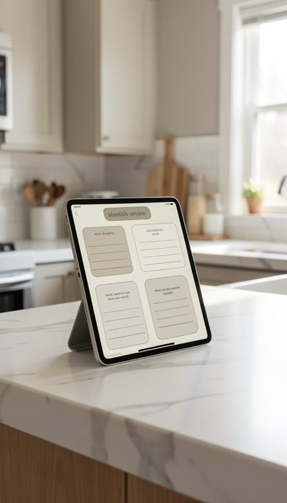 Meal Planner pdf _plannerHub